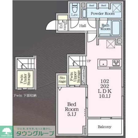 ルピナスガーデン代田の物件間取画像